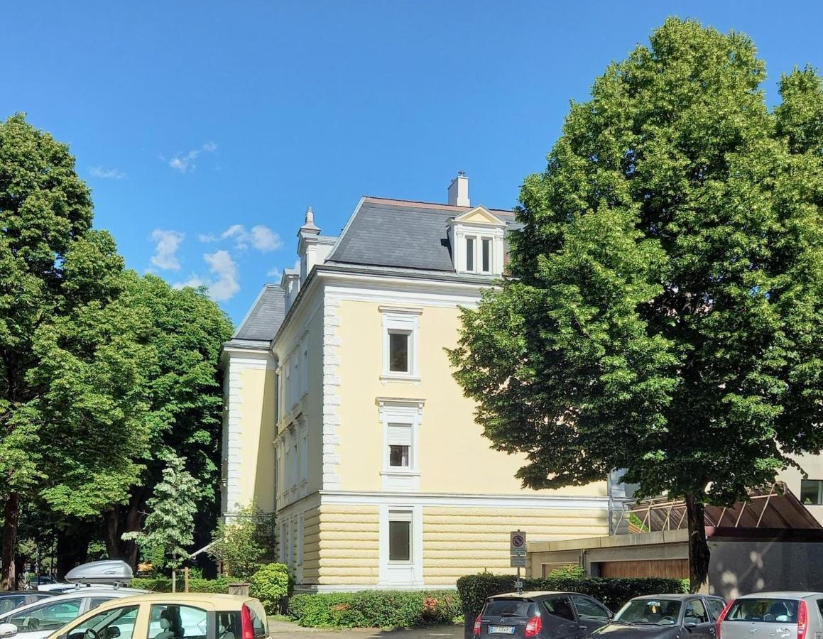 5-Zimmer-Appartement In Historischer Privatvilla, Meran Zentrum, Kostenloser Parkplatz ภายนอก รูปภาพ